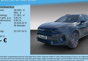 Cupra Formentor 28.070 km 28.990 &euro; Bonn 53227