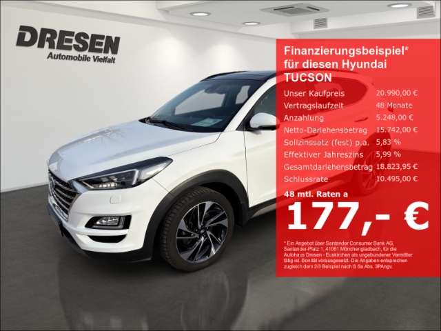 Hyundai TUCSON 104.226 km 20.990 &euro; Euskirchen 53881