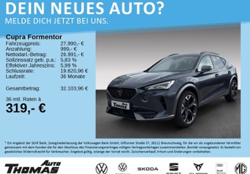 Cupra Formentor 56.277 km 27.990 &euro; Bonn 53227
