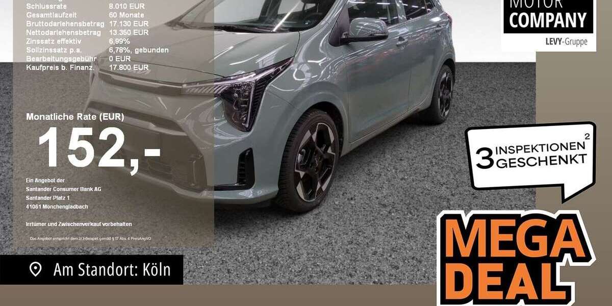 Kia Picanto 2.006 km 17.800 &euro; Köln 50968