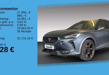Cupra Formentor 40.280 km 27.990 &euro; Bonn 53227