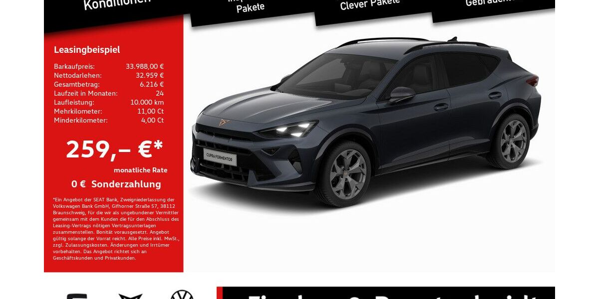 Cupra Formentor 21.636 km 33.988 &euro; Lohmar 53797