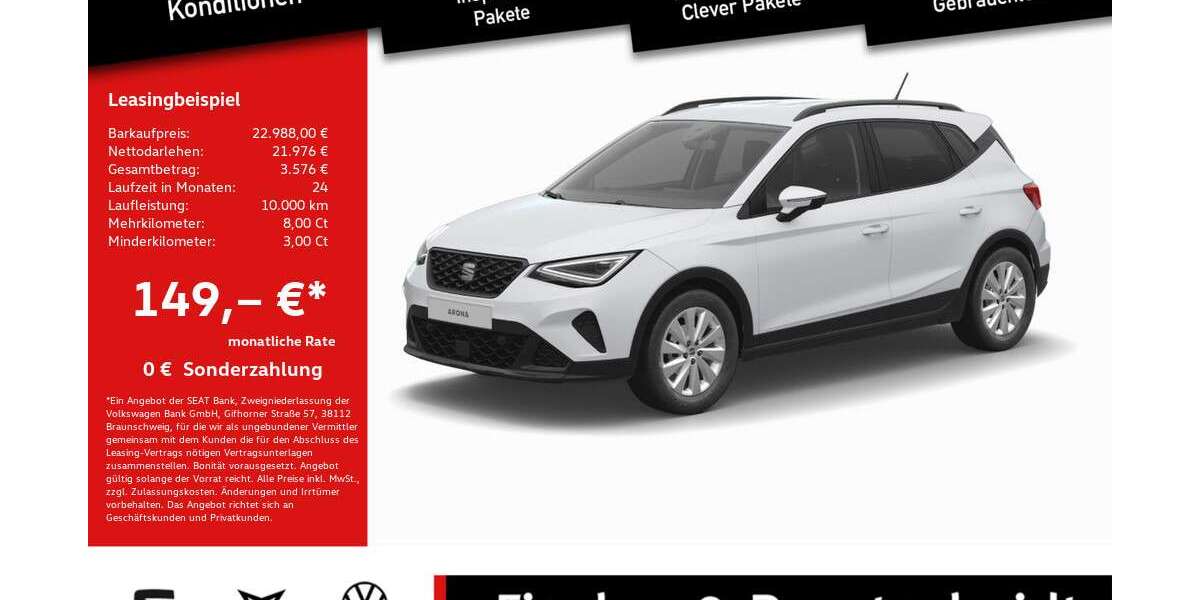 Seat Arona 24.248 km 22.988 &euro; Lohmar 53797