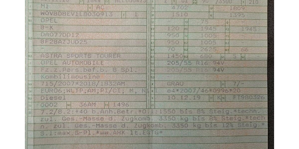 Opel Astra 1.5 CDTi Klima Navi S&S Sitzh.1Hd GARANTIE 73.000 km 13.000 &euro; Erftstadt 50374