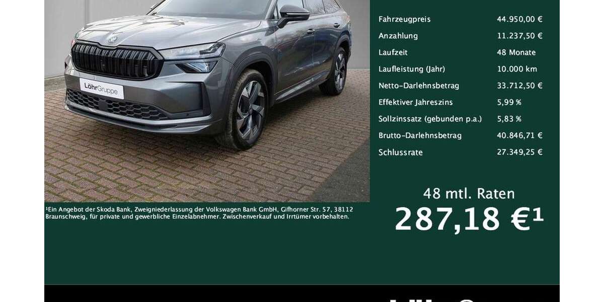 Skoda Kodiaq 7.800 km 44.950 &euro; Meckenheim 53340