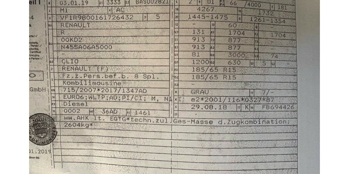 Renault Clio GT1.5 dCi Klima Navi Temp 1Hd ZahnriemenNeu 50.000 km 11.000 &euro; Erftstadt 50374
