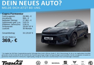 Cupra Formentor 35.780 km 28.980 &euro; Bonn 53227