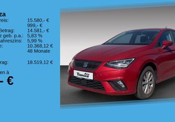 Seat Ibiza 48.250 km 15.580 &euro; Bonn 53227
