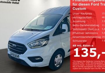 Ford Transit Custom 104.724 km 15.950 &euro; Euskirchen 53881