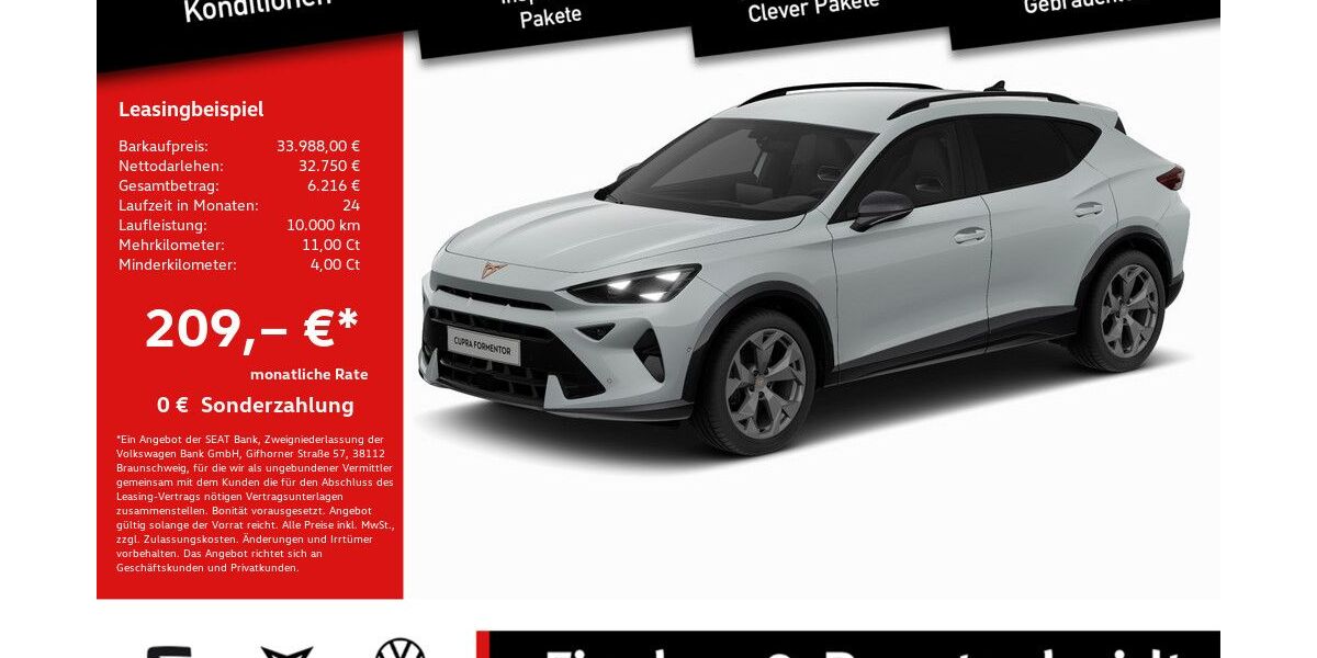 Cupra Formentor 22.692 km 33.988 &euro; Lohmar 53797