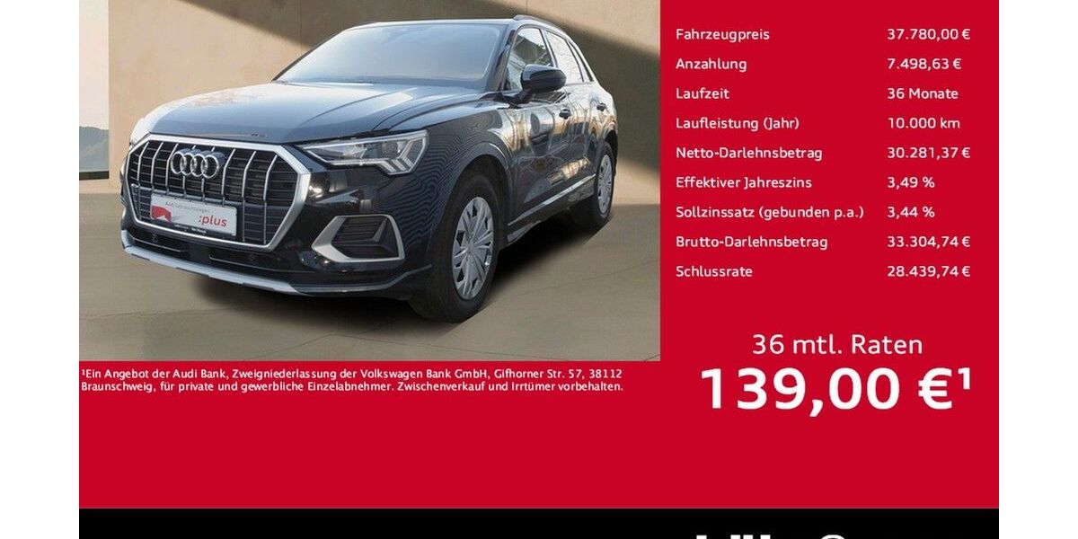 Audi Q3 11.000 km 37.780 &euro; Meckenheim / Bonn 53340
