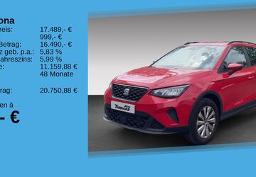 Seat Arona 60.127 km 17.490 &euro; Bonn 53227