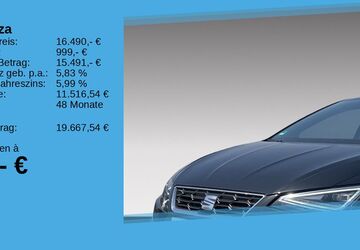 Seat Ibiza 17.960 km 16.490 &euro; Bonn 53227
