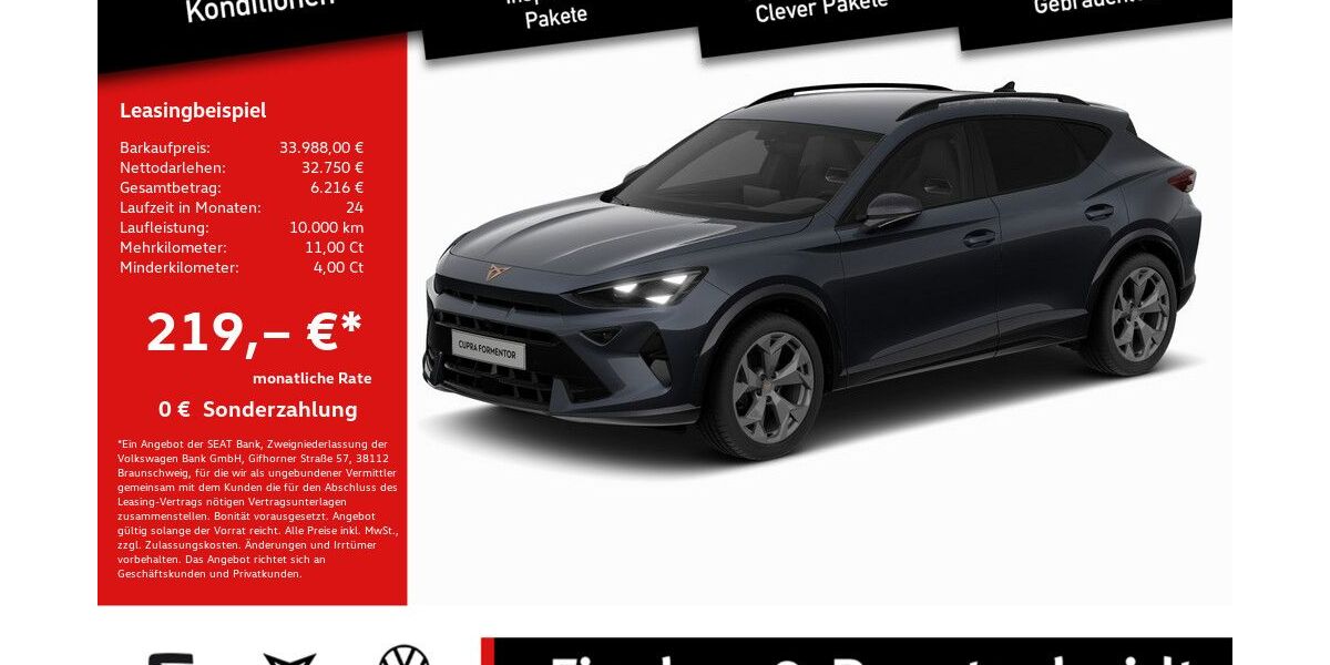 Cupra Formentor 18.372 km 33.988 &euro; Lohmar 53797